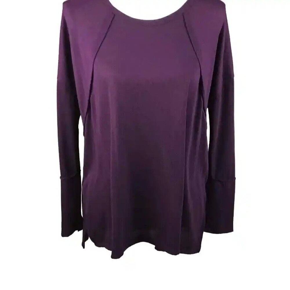 Forgotten Grace Women’s Size M Purple Long Sleeve Oversized Sweater NWOT
